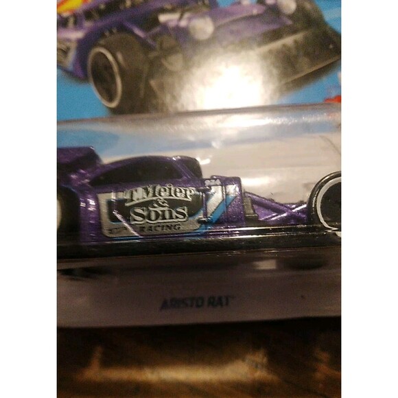 Hot Wheels Astro Rat 2021 #212 Purple T. Meier Sous And  Baja Bone Shaker #3 NOS - Picture 3 of 11